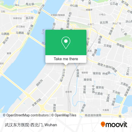 武汉东方医院-西北门 map