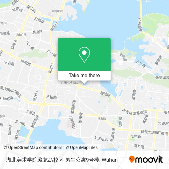 湖北美术学院藏龙岛校区-男生公寓9号楼 map