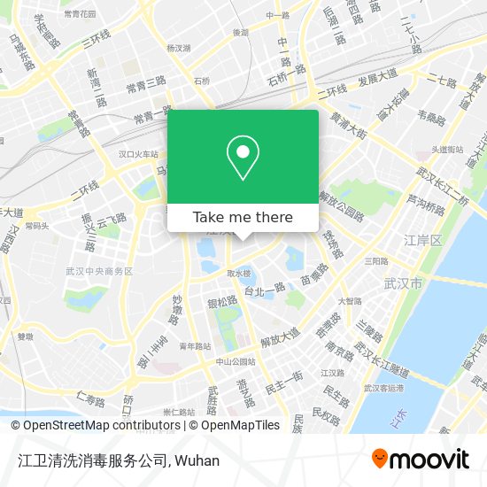 江卫清洗消毒服务公司 map