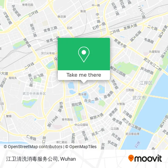 江卫清洗消毒服务公司 map