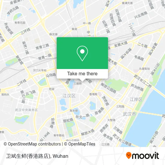 卫斌生鲜(香港路店) map