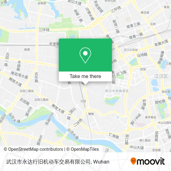 武汉市永达行旧机动车交易有限公司 map