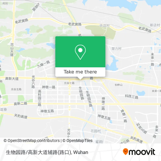 生物园路/高新大道辅路(路口) map