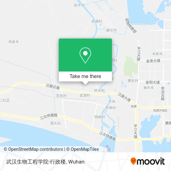武汉生物工程学院-行政楼 map