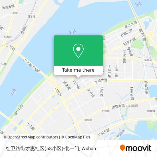红卫路街才惠社区(58小区)-北一门 map