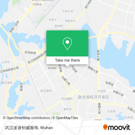 武汉派迪钊威服饰 map