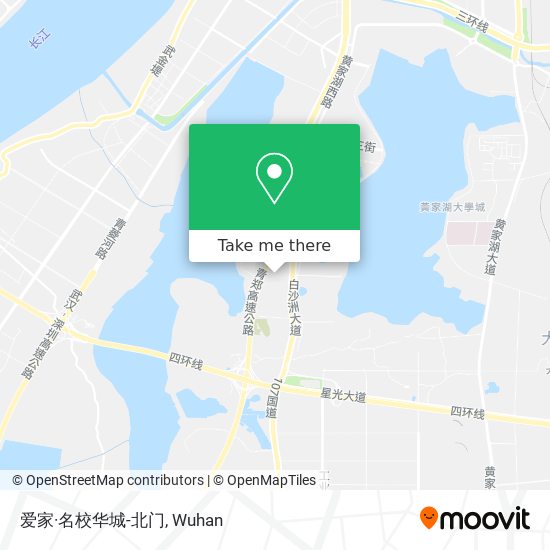 爱家·名校华城-北门 map