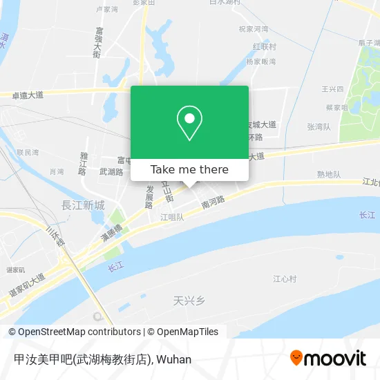 甲汝美甲吧(武湖梅教街店) map