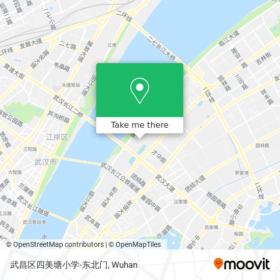 武昌区四美塘小学-东北门 map