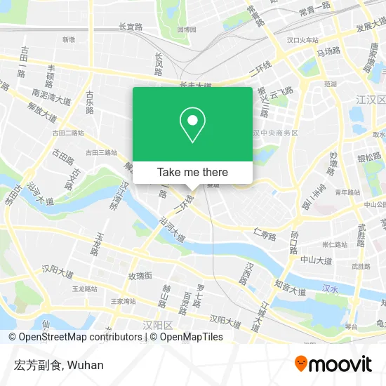 宏芳副食 map