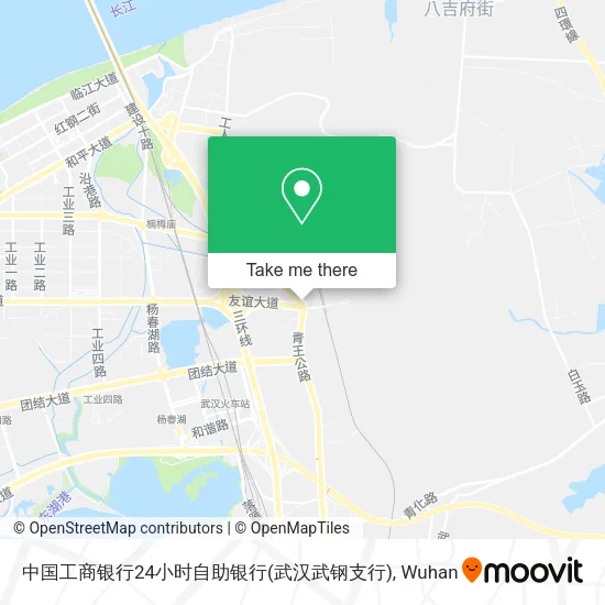 中国工商银行24小时自助银行(武汉武钢支行) map