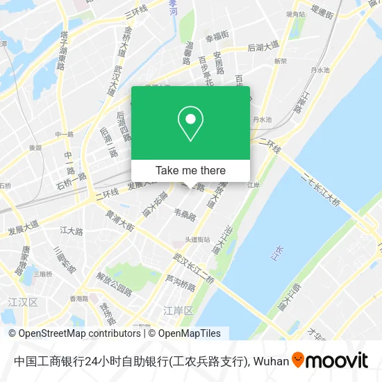 中国工商银行24小时自助银行(工农兵路支行) map