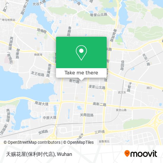天赐花屋(保利时代店) map