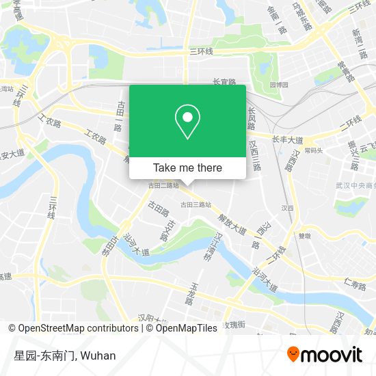星园-东南门 map