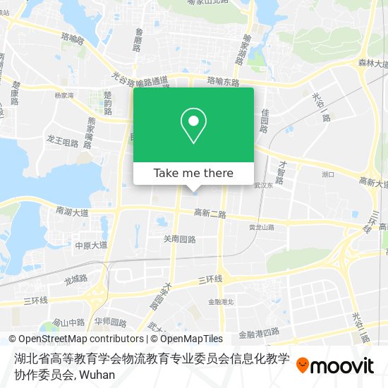 湖北省高等教育学会物流教育专业委员会信息化教学协作委员会 map