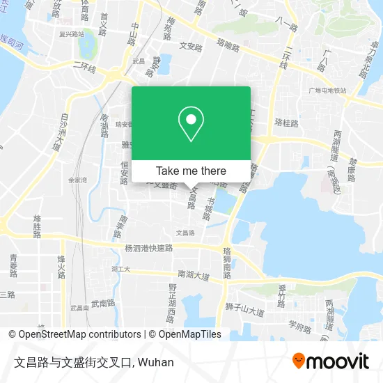 文昌路与文盛街交叉口 map