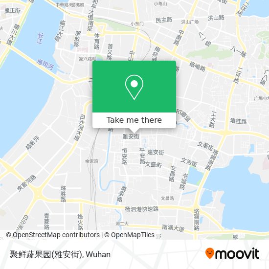 聚鲜蔬果园(雅安街) map