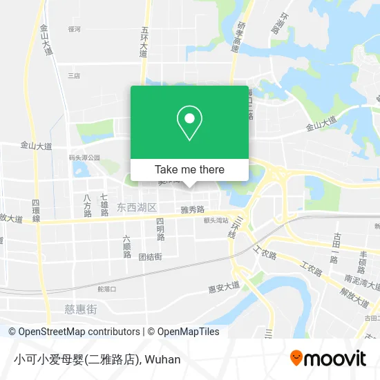 小可小爱母婴(二雅路店) map
