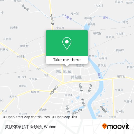 黄陂张家鹏中医诊所 map