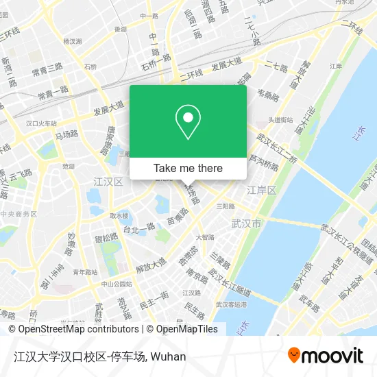 江汉大学汉口校区-停车场 map