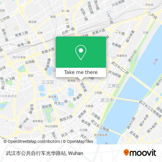 武汉市公共自行车光华路站 map