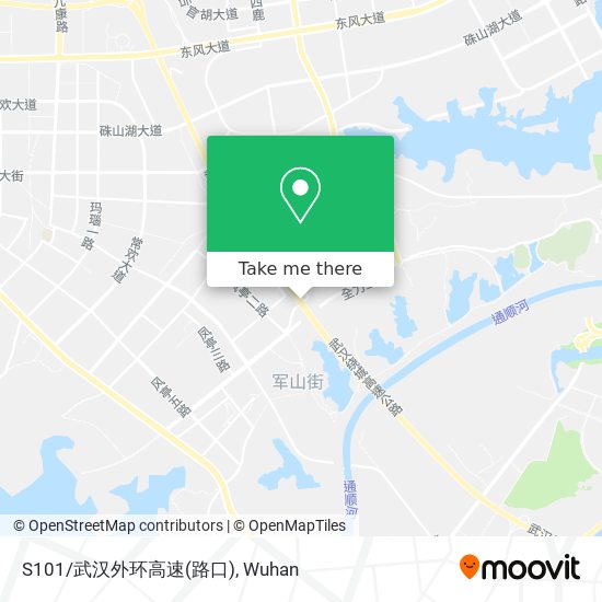 S101/武汉外环高速(路口) map