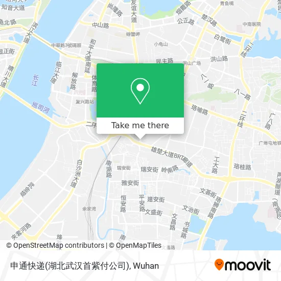 申通快递(湖北武汉首紫付公司) map