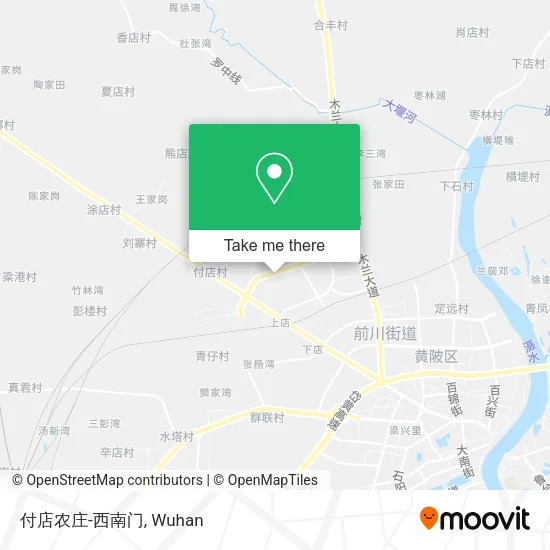 付店农庄-西南门 map