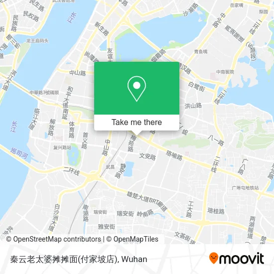 秦云老太婆摊摊面(付家坡店) map