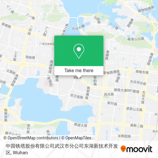 中国铁塔股份有限公司武汉市分公司东湖新技术开发区 map