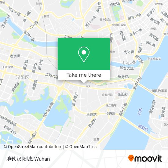 地铁汉阳城 map
