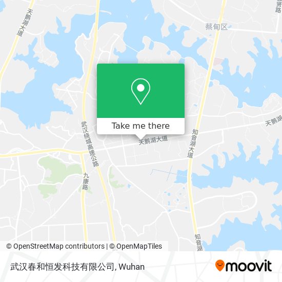 武汉春和恒发科技有限公司 map