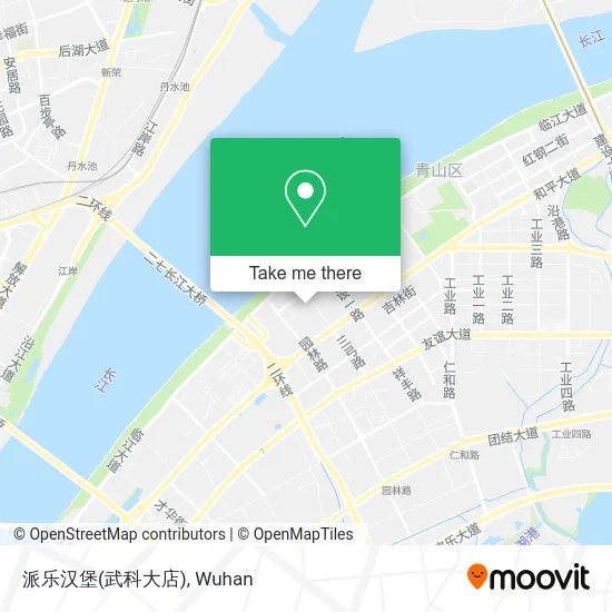 派乐汉堡(武科大店) map