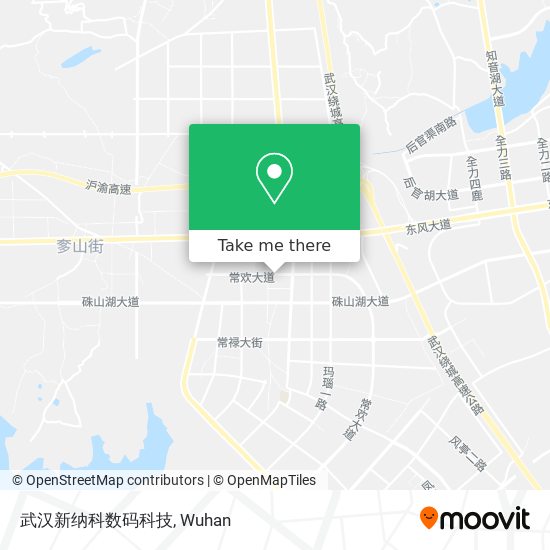 武汉新纳科数码科技 map