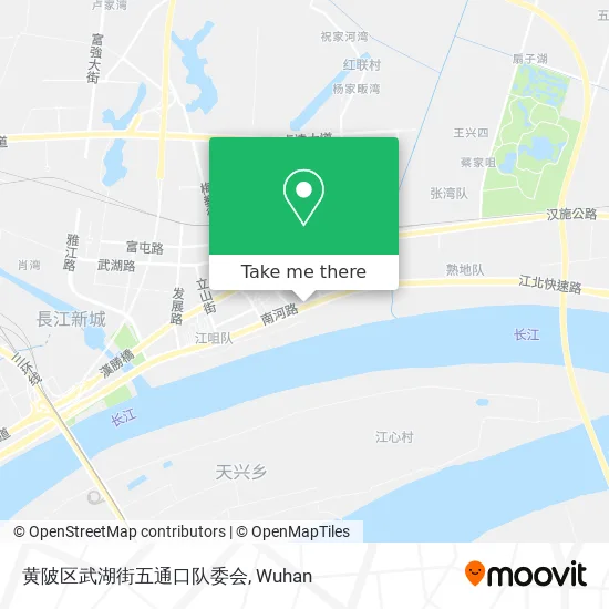 黄陂区武湖街五通口队委会 map
