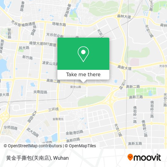 黄金手撕包(关南店) map