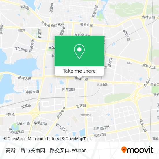 高新二路与关南园二路交叉口 map