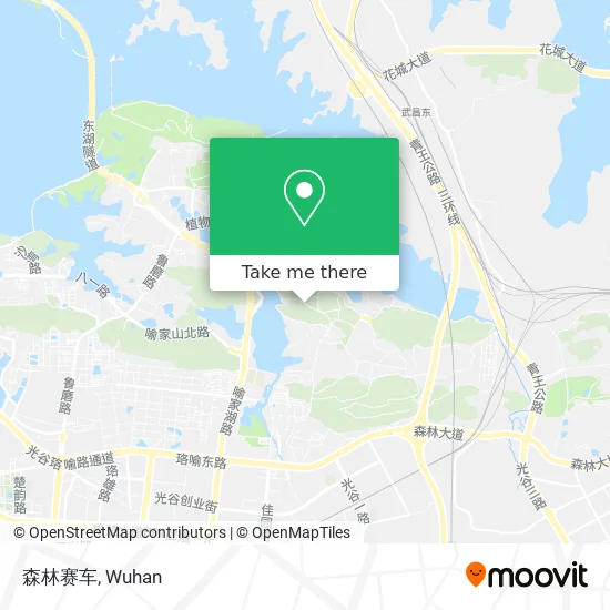 森林赛车 map