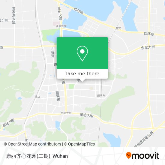 康丽齐心花园(二期) map