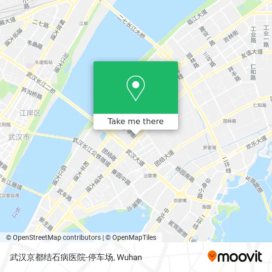 武汉京都结石病医院-停车场 map