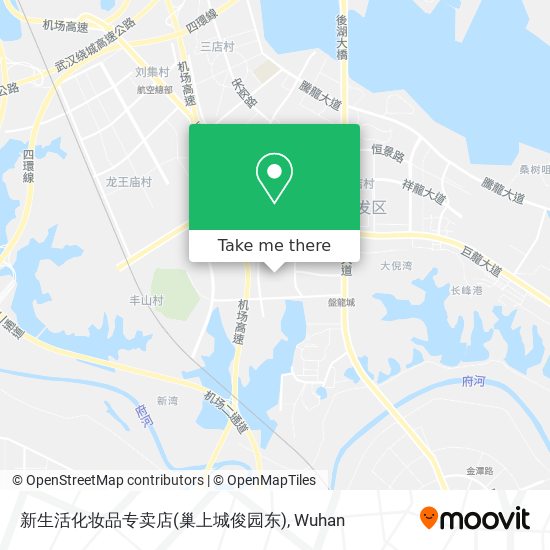新生活化妆品专卖店(巢上城俊园东) map