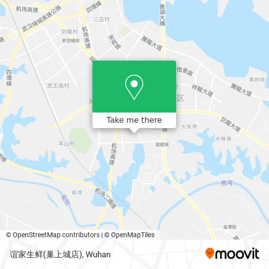 谊家生鲜(巢上城店) map