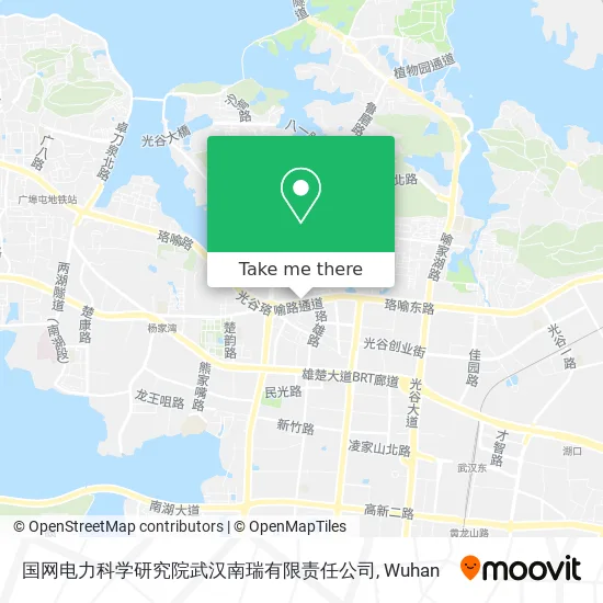 国网电力科学研究院武汉南瑞有限责任公司 map