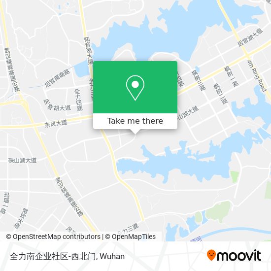 全力南企业社区-西北门 map