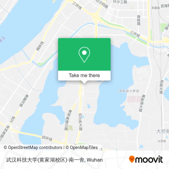武汉科技大学(黄家湖校区)-南一舍 map