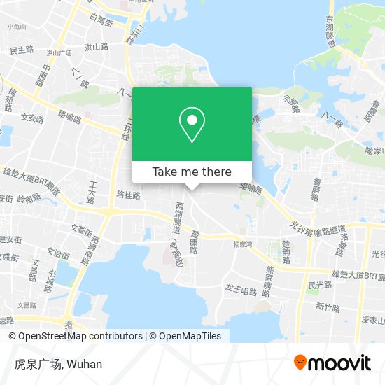 虎泉广场 map