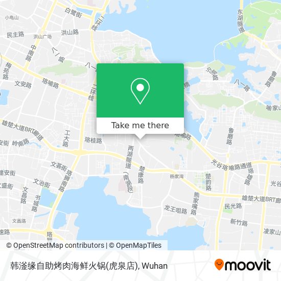 韩滏缘自助烤肉海鲜火锅(虎泉店) map