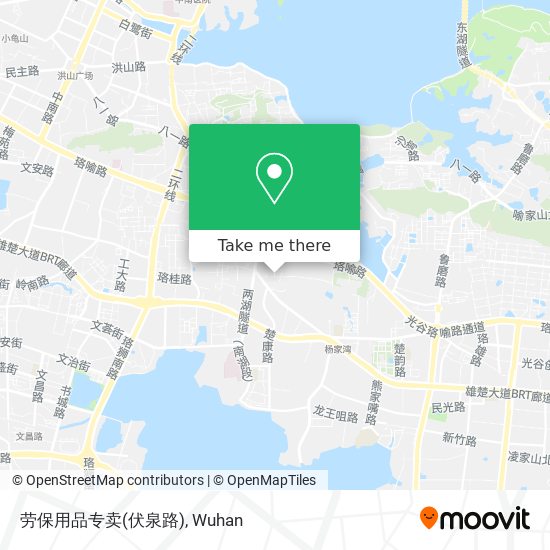 劳保用品专卖(伏泉路) map