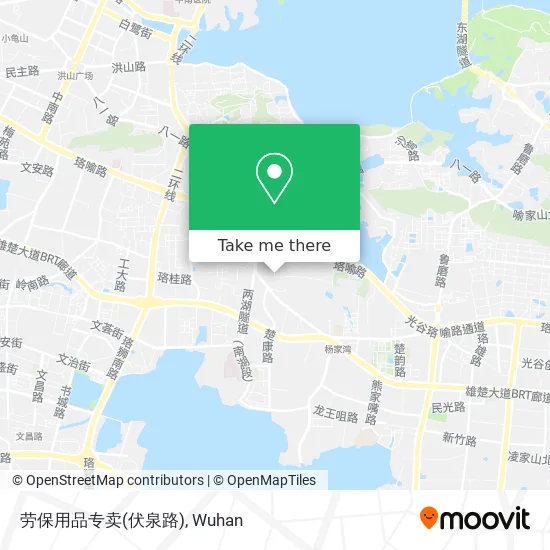劳保用品专卖(伏泉路) map
