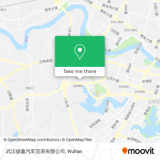 武汉骏鑫汽车贸易有限公司 map